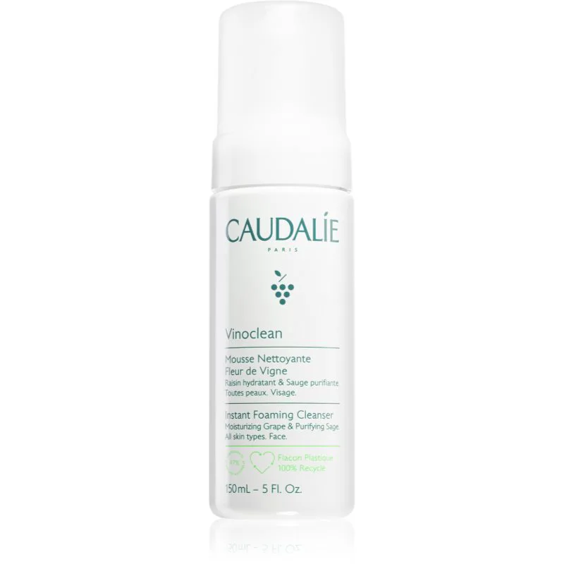 Caudalie Vinoclean καθαριστικός αφρός για όλους τους τύπους επιδερμίδας 150 ml