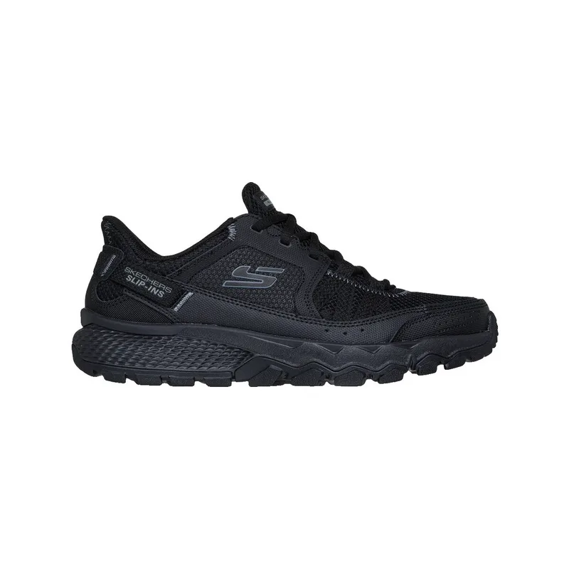 Slip on Skechers Baskets dynamite at cuir