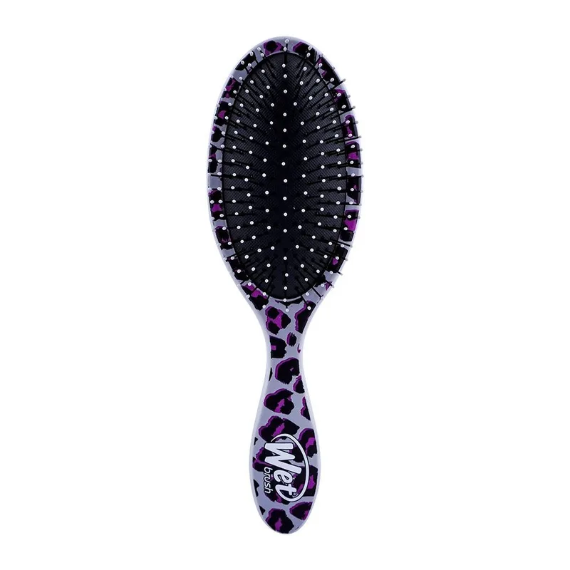 Wet Brush Original Detangler Detangle Brush - Safari Ροζ Leopard