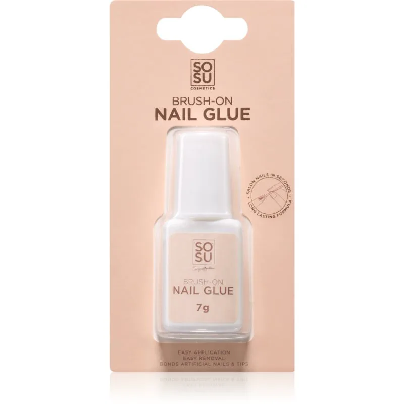 SOSU Cosmetics Brush-On Nail Glue κόλλα για τα νύχια 7 ml