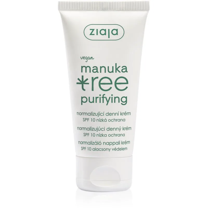 Ziaja Manuka Tree Purifying ομαλοποιητική κρέμα ημέρας SPF 10 50 ml