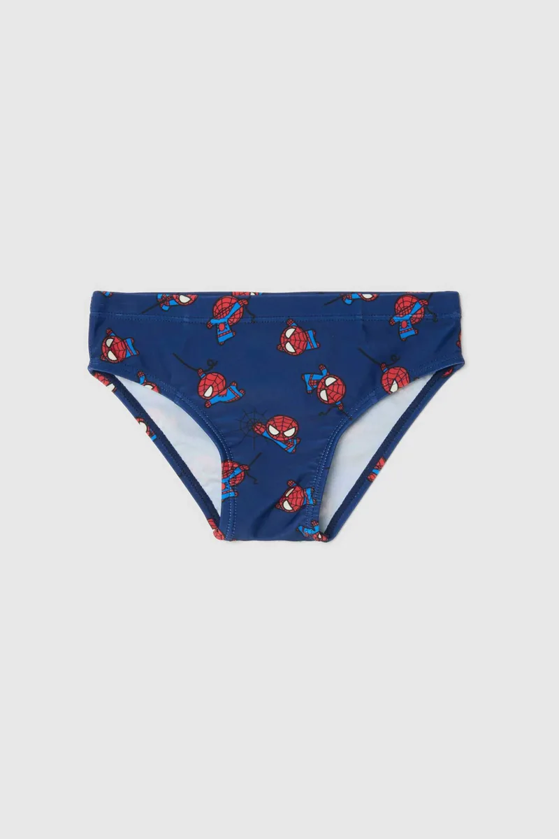 OVS βρεφικό μαγιό σλιπ με Spider-Man print - 002569076 Μπλε