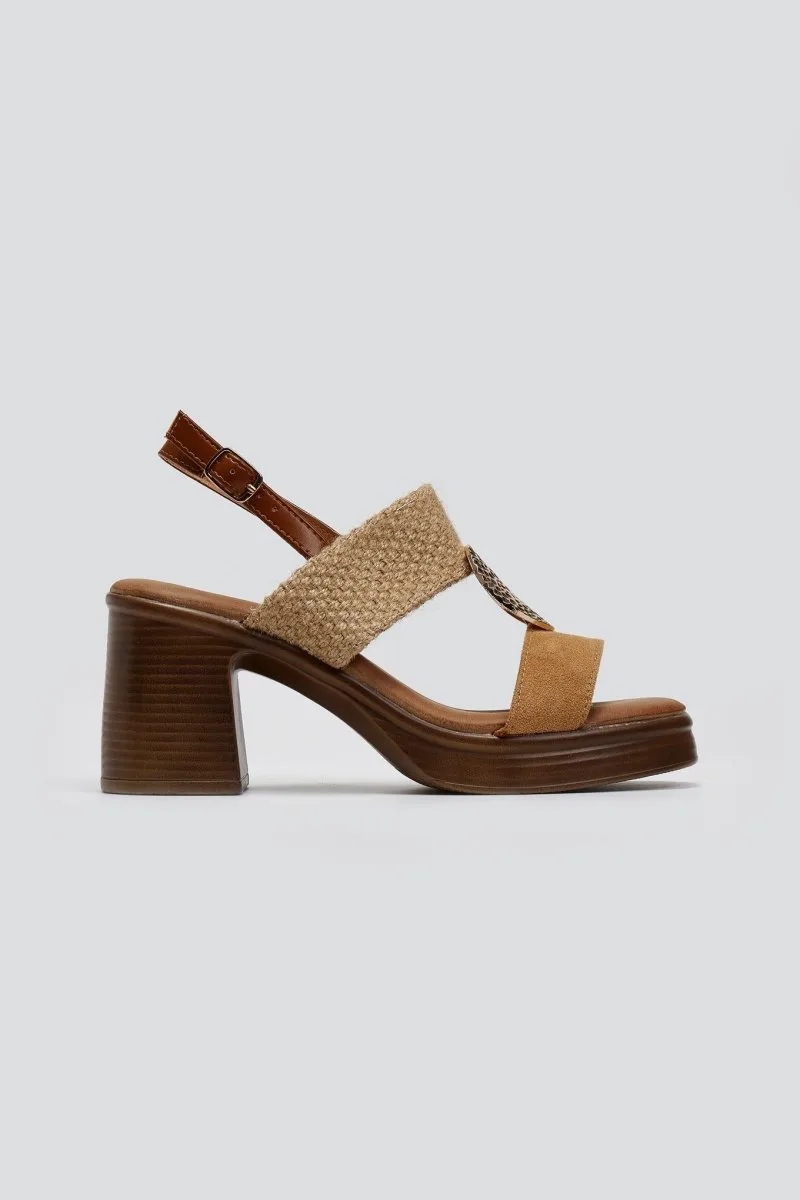 ERYNN Rope Strap Sandals - 903-602 - Camel