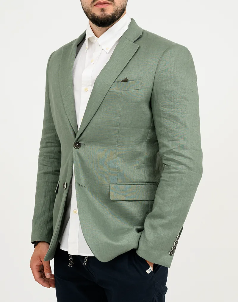 LEXTON ΣΑΚΑΚΙ 08.37.MACAO BLAZER-GREEN Green