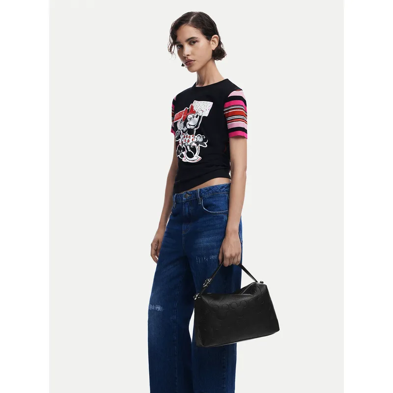 Τσάντα Desigual All Mickey Bergamo 25SAXP65 Μαύρο