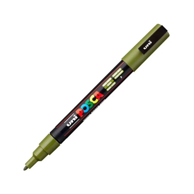 Μαρκαδόρος Posca Fine PC-3M Khaki 1.3mm Uni-Ball