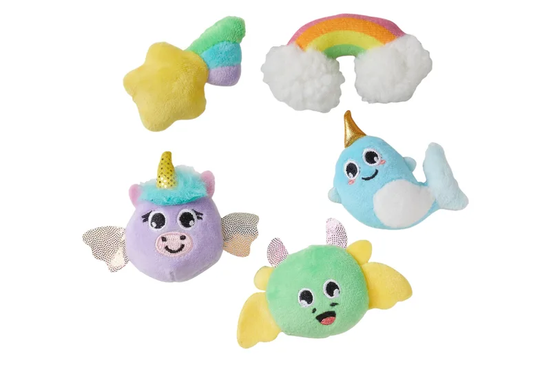 Διακοσμητικά Παπουτσιών Crocs Magical Plush Friends 5 Pack 10012954-UNIQUE