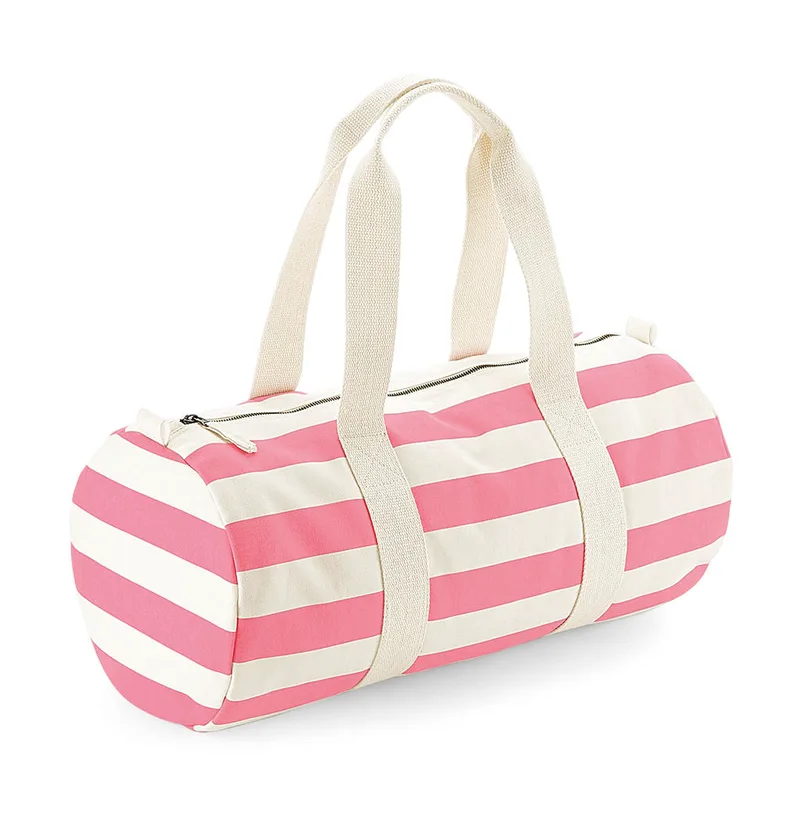 Τσάντα Nautical Barrel W688 Westford Mill Natural/Pink