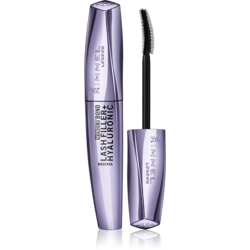 Rimmel Wonder'Bond μάσκαρα για όγκο και επιμήκυνση απόχρωση Brown 11 ml