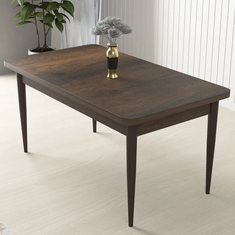 Τραπέζι Τραπεζαρίας Nil - Baroque, Brown 240Chr2123 (110x76x71 cm)