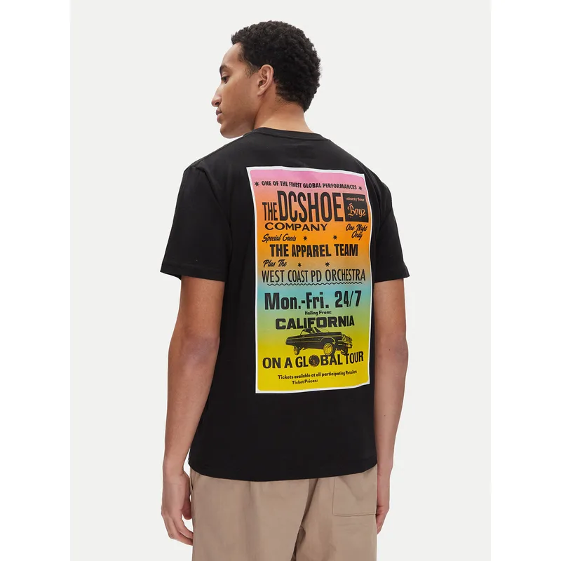 DC Shoes T-Shirt ADYZT05455 Μαύρο Heritage Fit
