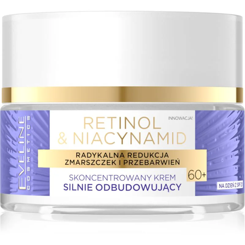 Eveline Cosmetics Retinol & Niacynamid αποκαταστατική κρέμα ημέρας 60+ SPF 20 50 ml