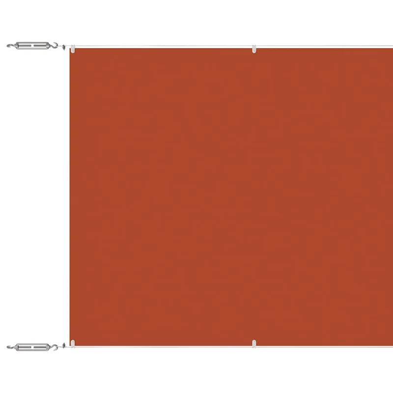 vidaXL Τέντα Κάθετη Τερακότα 180 x 600 εκ. από Ύφασμα Oxford