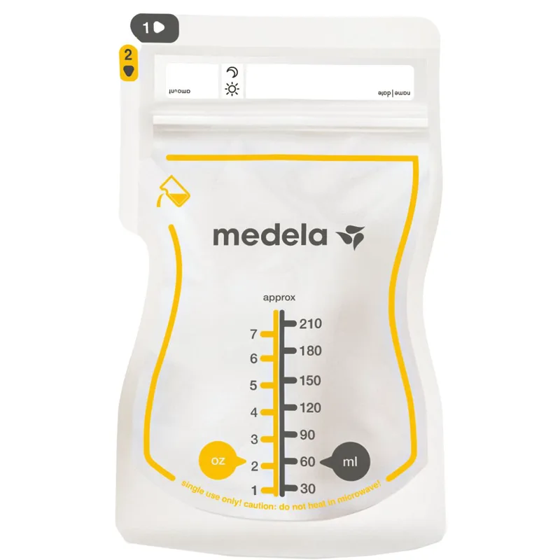 Medela Easy Pour Breastmilk Storage Bags Σακουλάκια Φύλαξης Μητρικού Γάλακτος 25 Τεμάχια