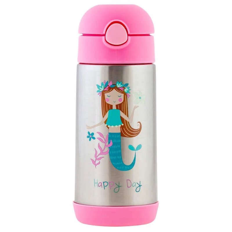 Stephen Joseph Double Wall Stainless Steel Bottle Mermaid 350ml
