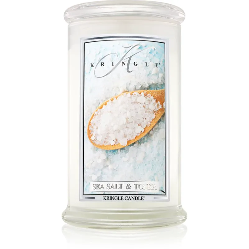 Kringle Candle Sea Salt & Tonka αρωματικό κερί 624 γρ