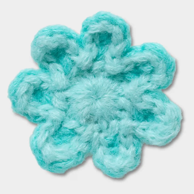 Crocs Crochet Blue Flower Διακοσμητικό Jibbitz (9000262384_7386)