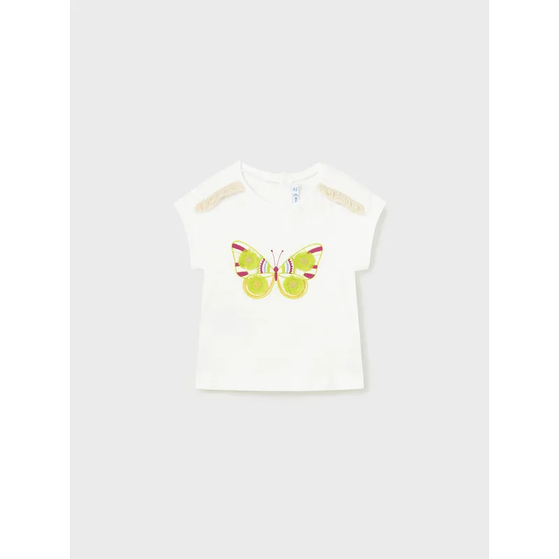 Mayoral T-Shirt 1008 Μπεζ Regular Fit