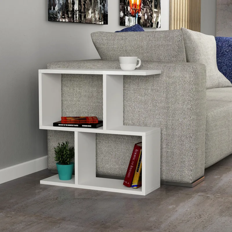 Βοηθητικό Τραπέζι Mania - White 855Dte2871 (60x60x20)