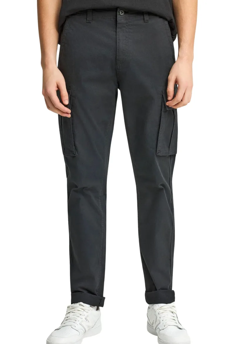 Παντελόνι Υφασμάτινο Funky Buddha Comfort Cargo FBM013-002-02-BLACK Ανδρικό