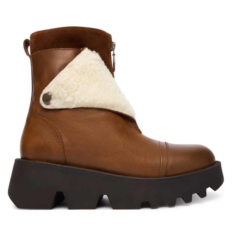 Μποτάκια Fly London Zufefly P145316001 Καφέ