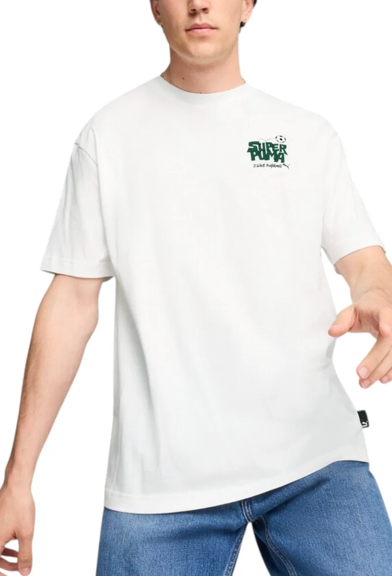 Μπλούζα Κοντομάνικη Puma Graphics Super Football 628007-02 Ανδρικό
