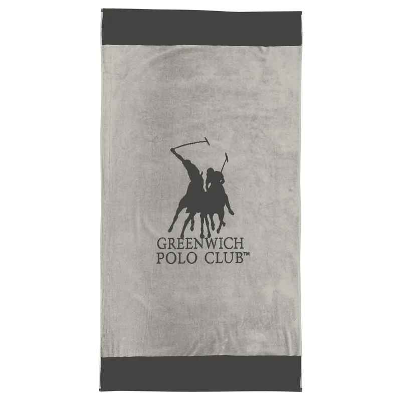 Greenwich polo club πετσετα θαλασσησ 90χ170 4045 grey