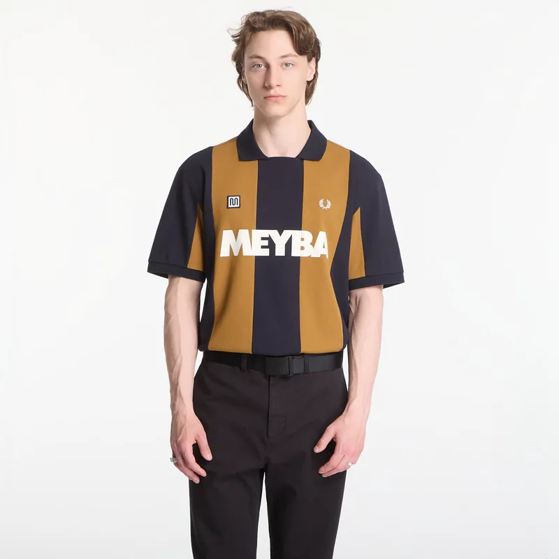 T-shirt Fred Perry Meyba Cut And Sew Polo Shirt Brown XL