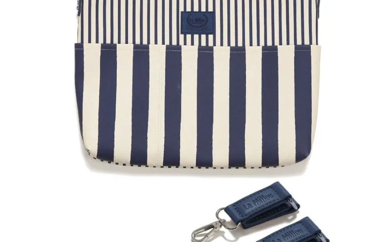 Τσαντάκι Καροτσιού Stripes Navy
