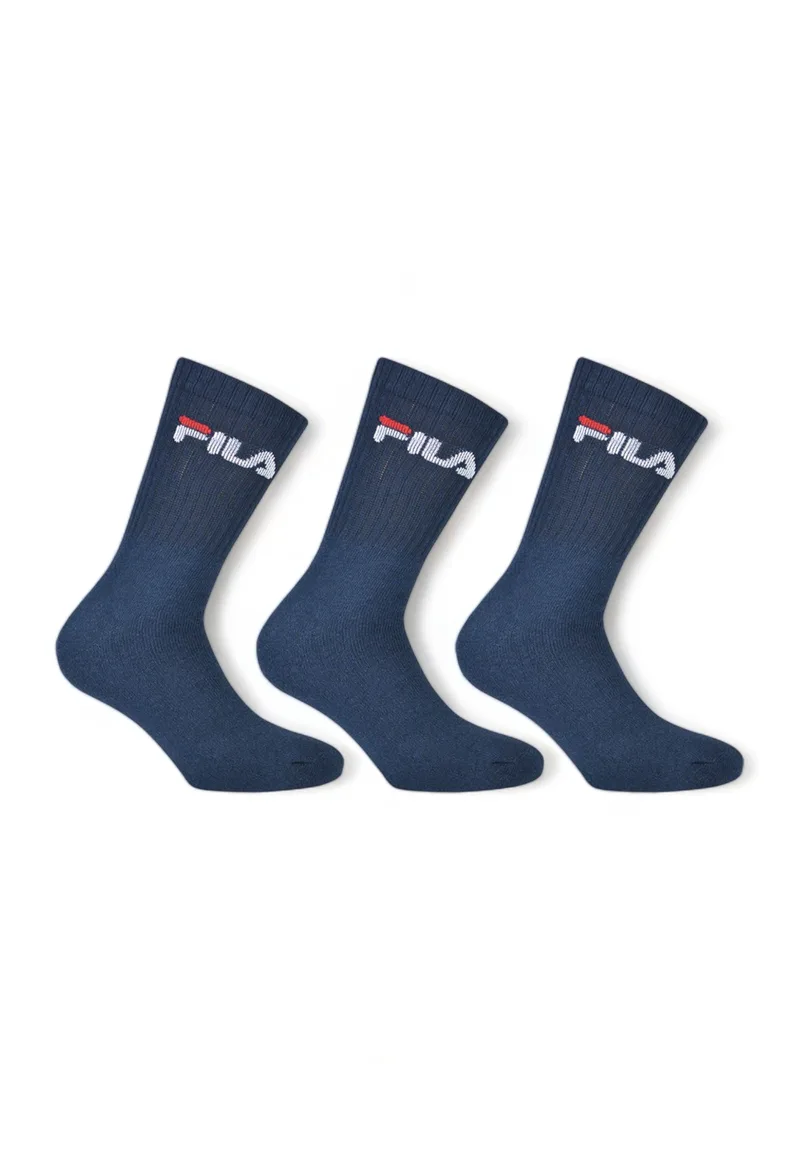 Κάλτσες Fila Unisex Crew Tennis 3 τεμάχια F9505-Μπλε