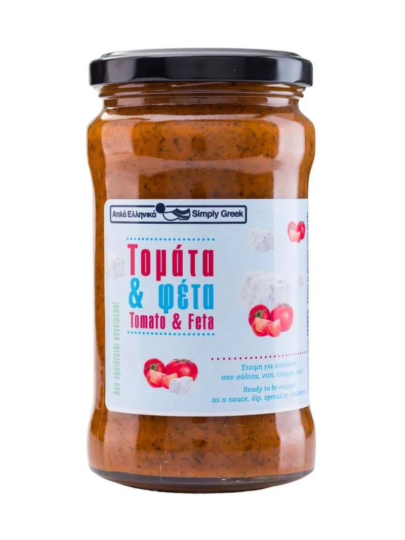 Παραδοσιακή σάλτσα τομάτας & φέτας "Simply Greek" 280g>