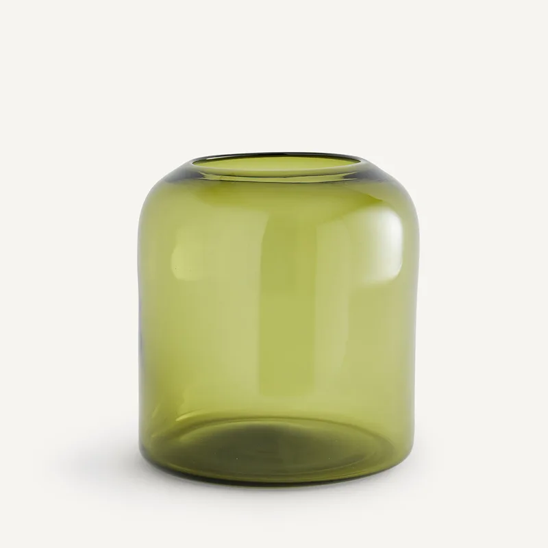 Βάζο από φυσητό γυαλί Μ28xΠ28xΥ30cm
