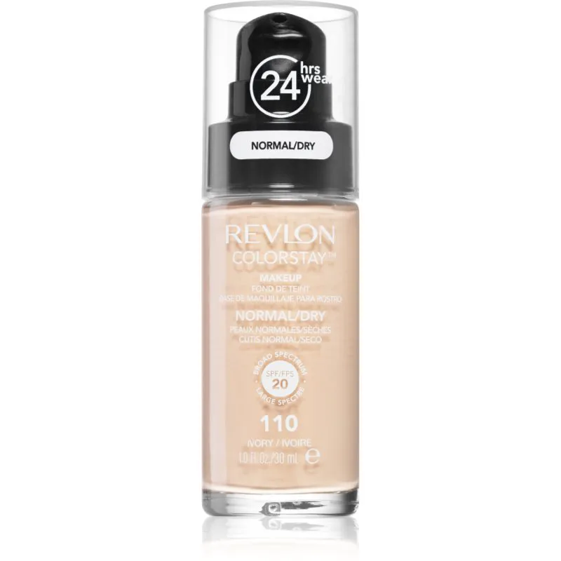 Revlon Cosmetics ColorStay™ SPF 20 μακράς διαρκείας μεικ απ για κανονική έως ξηρή επιδερμίδα απόχρωση 110 Ivory 30 ml