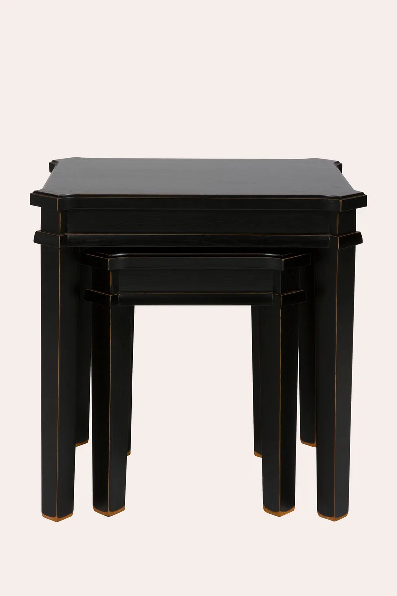 Σετ Τραπεζάκια Henshaw Black