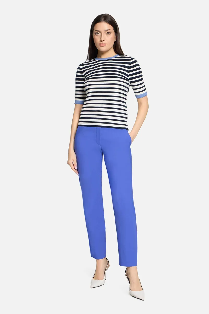 Betty Barclay γυναικείο παντελόνι chino Relaxed Fit - 6002/1080 Μπλε
