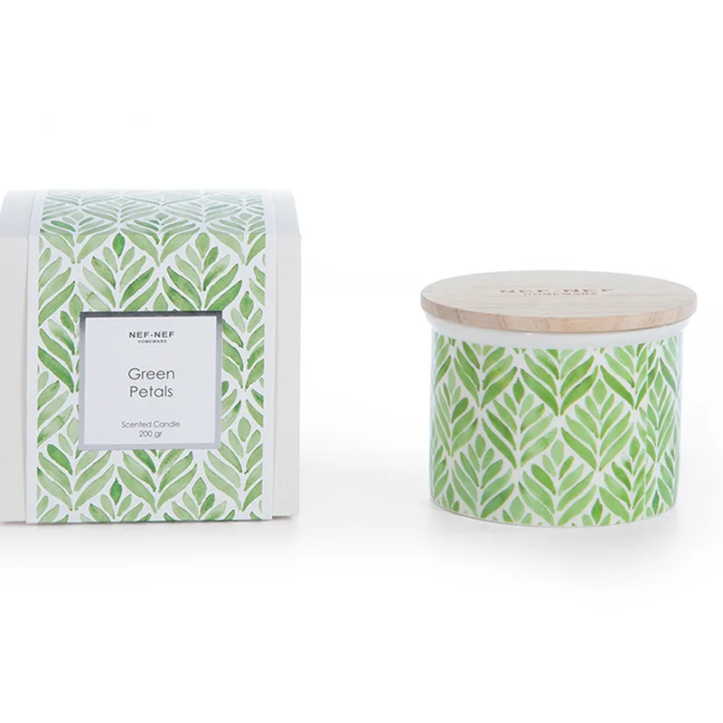 Αρωματικό Κερί 200 Gr Nef Nef Green Petals Green
