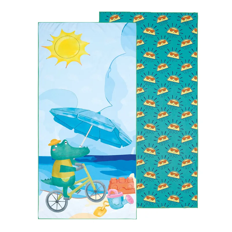 Παιδική Πετσέτα Θαλάσσης Microfiber 2 Όψεων (70x140) Kentia Versus Float 256