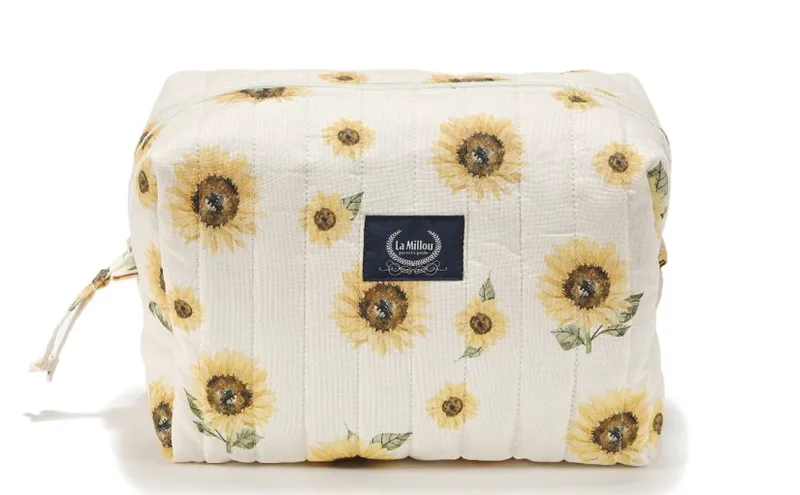 Mollet Quilted Cosmetic Bag – Sunlover – Sand