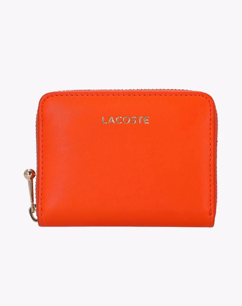 LACOSTE ΠΟΡΤΟΦΟΛΙ MONEY PIECES 3NF5178AU-T40 Πορτοκαλί