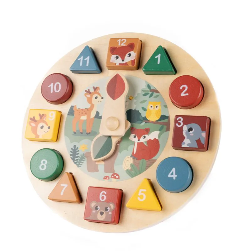 Zopa Wooden Clock παιχνίδι δραστηριοτήτων από ξύλο 1 τμχ