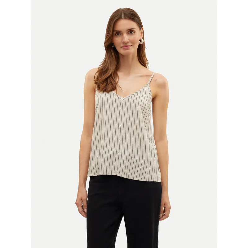 Vero Moda Τοπ Mymilo 10303690 Μπεζ Regular Fit