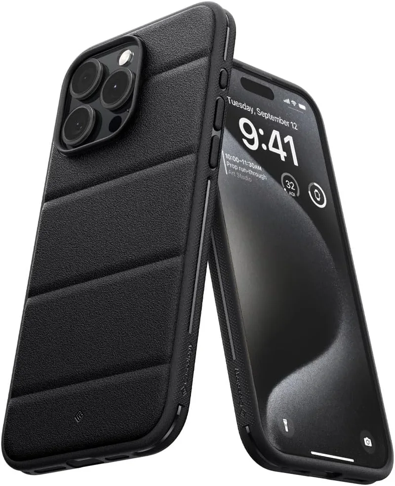 Caseology Athlex - Ανθεκτική Θήκη Σιλικόνης - Apple iPhone 15 Pro - Active Black (ACS06758)