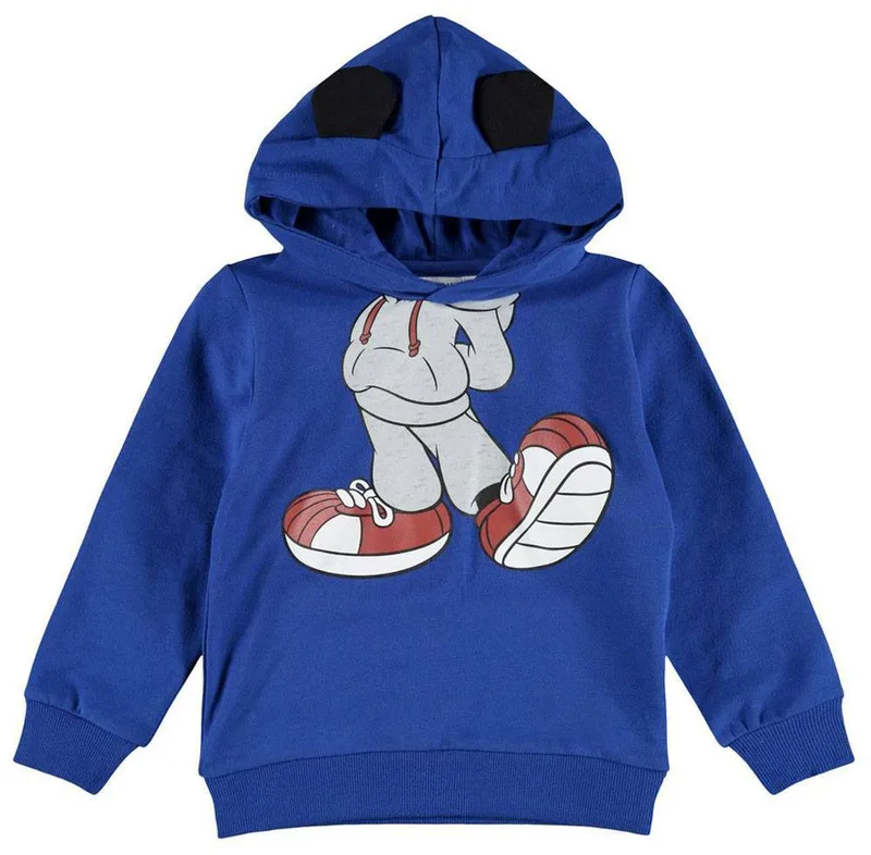HOODIE NAME IT 13193878 NMMMICKEY ΜΠΛΕ ΡΟΥΑ (122-128 CM)-(7-8 ΕΤΩΝ)