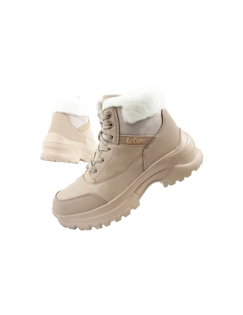 Lee Cooper women's winter trekking sports shoes Lee Cooper insulated beige