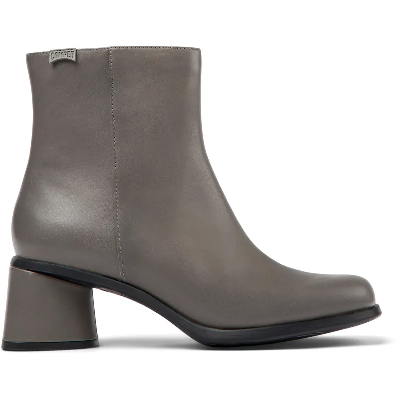 CAMPER Kiara - Μποτάκια Για Γυναικεία - Γκρι, Μέγεθος 35, Smooth leather