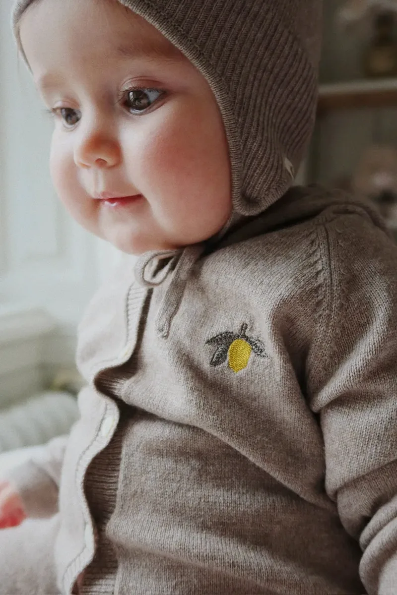 Konges Sløjd Φόρμες με φουφούλα μωρού Konges Sløjd MATTOU KNIT ONESIE