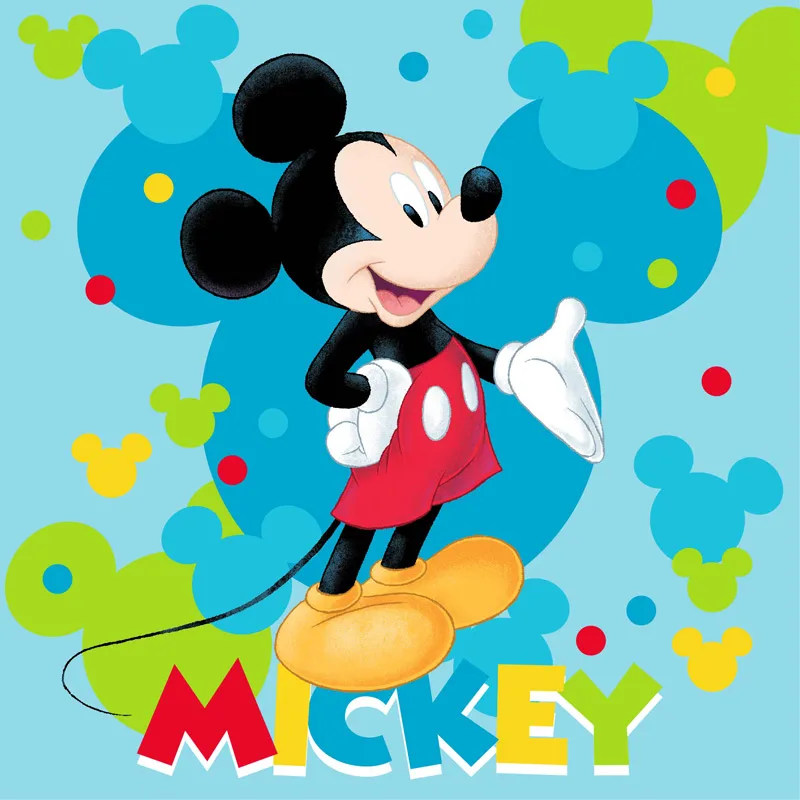Παιδικό Πετσετάκι 30x30 Dimcol Mickey 73 Turquoise