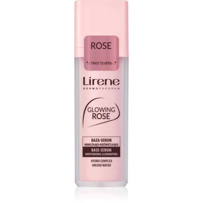Lirene Base Glowing Rose λαμπρυντική βάση ορός 30 ml