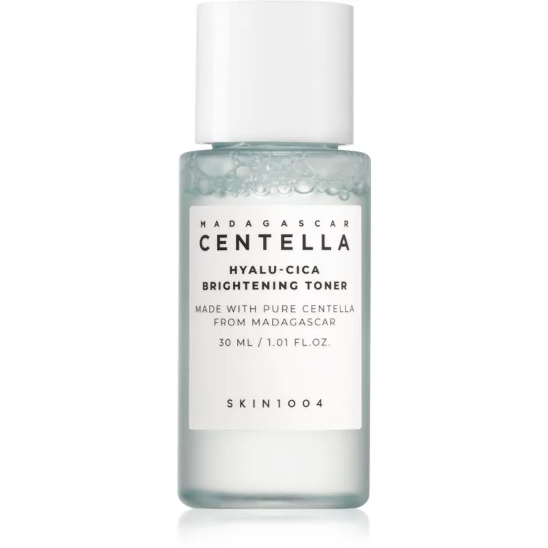 SKIN1004 Madagascar Centella Hyalu-Cica Brightening Toner απαλό απολεπιστικό τονωτικό για λαμπρότητα και ενυδάτωση 30 ml