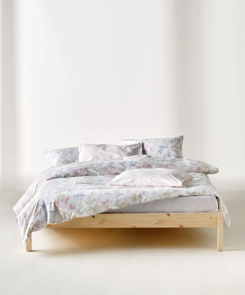 Σετ Σεντόνια Υπέρδιπλα 4 Τεμαχίων Kentia Breza 18 Dusty Ροζ- Lilac- Light Green 240x270